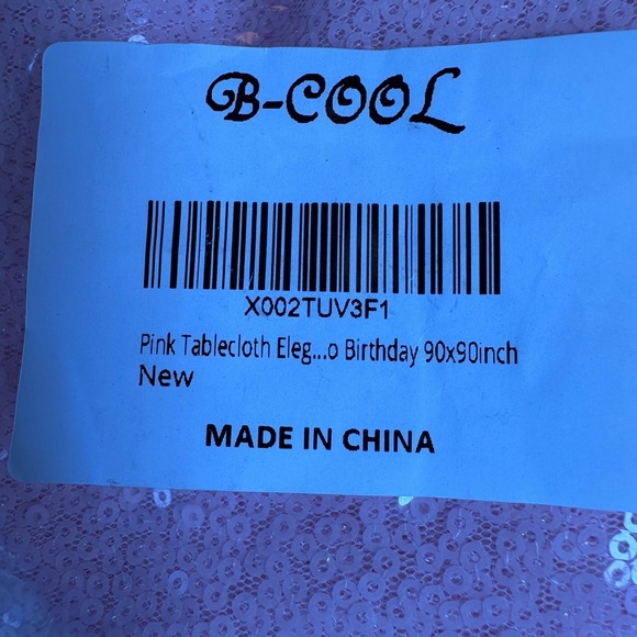 B-COOL Pink Tablecloth Sequin Table Overlays Elegance Wedding Decoration. . . - Picture 2 of 8